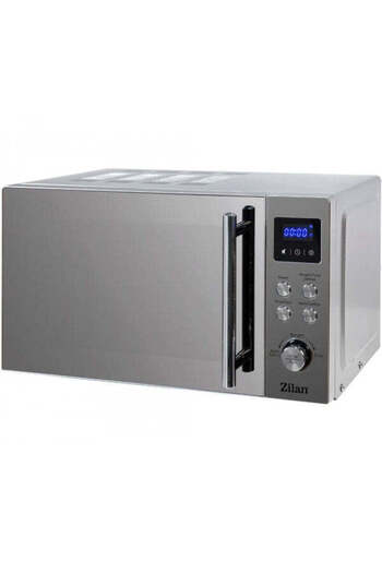 Zilan Zilan Digital Microwave Oven - 700W, 20L, Defrost Function, Stainless Steel, Digital - ZLN1238
