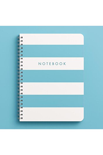 Bambus Home 17*24 Spiral Grained School Notebook 80 Sheets 1 Piece Lined