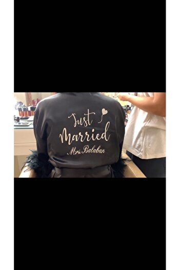 Before To Be Bride Μαύρο κοντό φόρεμα με μανίκια Otrishi