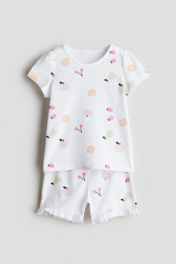H&M Baskılı Pijama Takımı