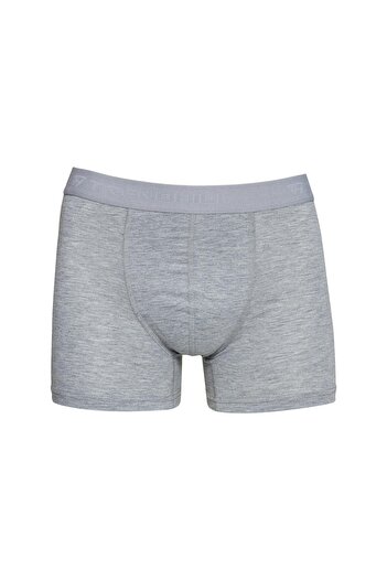 TRENDHİLL Men's Cotton Lycra Stretch Fabric Boxer Gray 7811-g