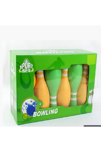 rexa Indoor & Outdoor Bowling Toy Set for Kids – Colorful Pins and Balls Included