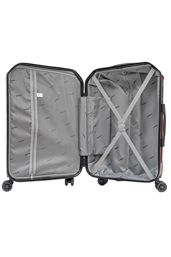 aventor Troler de cabină AV103, 55x36x22 cm, bagaj de mână, policarbonat rezistent, încuietoare TSA, bordo