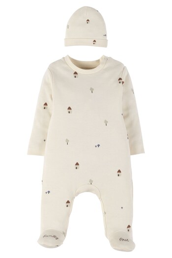 İdilbaby&Mamino İdi̇lbaby&Mamino Unisex Baby Hat Jumpsuit