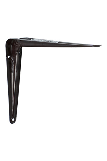 ACE Heavy-Duty Decorative L-Shaped Shelf Bracket Brown 6 x 8inch