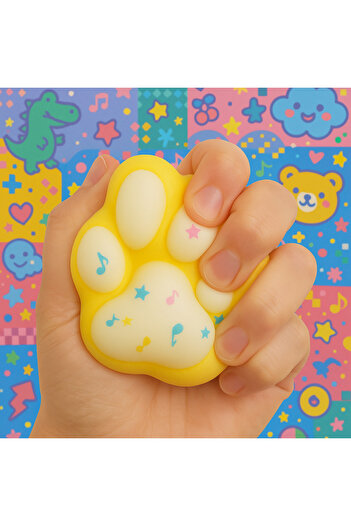 hediyeofisi Kedi Patisi-taba Sukuşi - Squishy Pati- Tüylü Pati - Stres Oyuncak