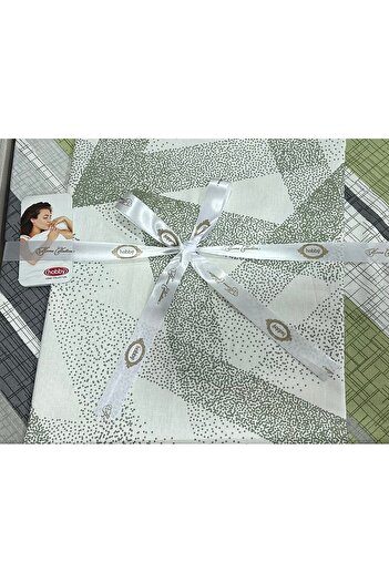 Hobby home collection Hobby Single Ranforce Duvet Cover Set Stark Green