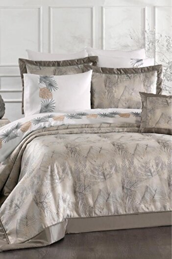 Çeyiz Diyarı Anatolia 10 Piece Dowry Set Gray