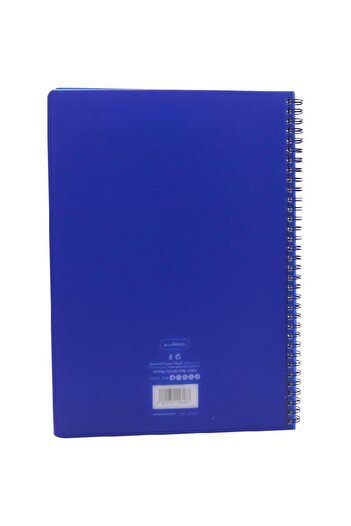 Roco Notebook – A4 Size, 100 Sheets, Double Ruled (English), Blue Cover