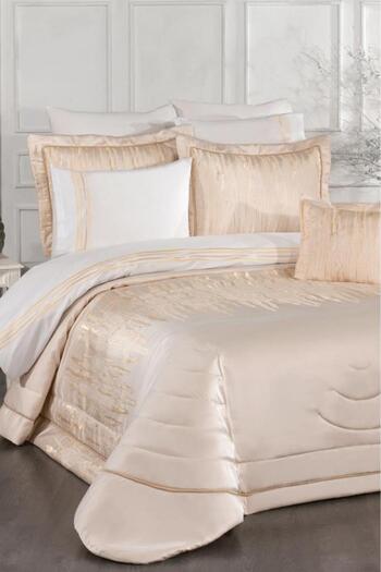 Çeyiz Diyarı Reyes 10 Piece Dowry Set Cream