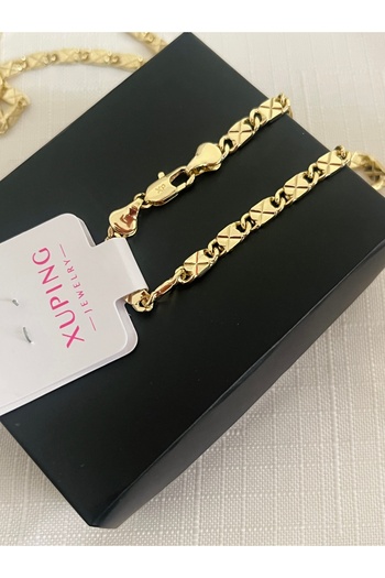 XUPING JEWELRY 14 K altın renginde kuyumcu işçiliği kararmaz lüx kolye