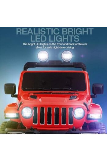 ALBADER Electric Ride On Car Jeep, Hummer Car For Children With Music, Light, Electric Car