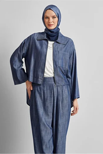 Alvina Jeans Suit with Pants 45614