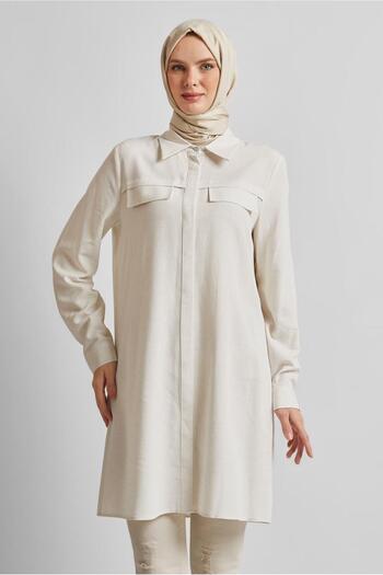 Alvina Shirt Collar Tunic 45683
