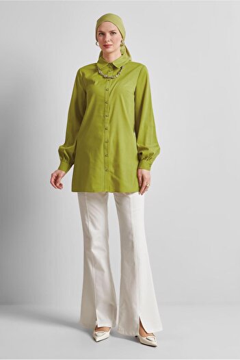 Alvina Shirt Collar Tunic 45606
