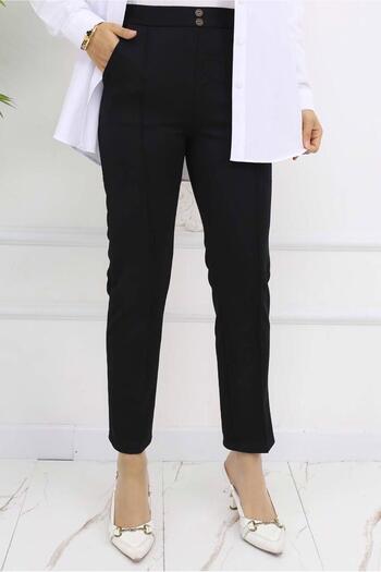 TRENDTESETTÜR Women's Black Tight Pants t 5403