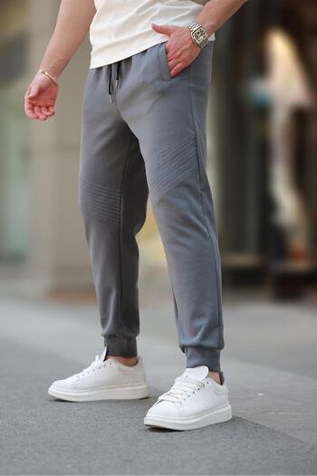 Madmext Men's Sweatpants with Smoked Cuffs E6570