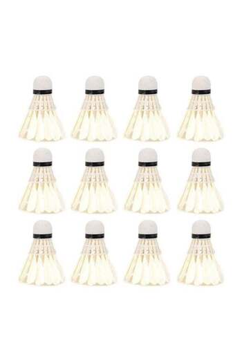 Generic 12-Piece Premium Feather Shuttlecock Set