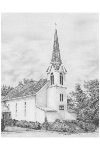 Royal Pencil sketch for beginners Ivy Church