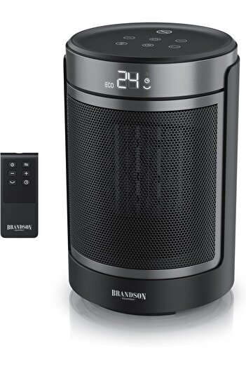 Brandson Uzaktan Kumandalı Fanlı Isıtıcı, ECO Modlu, Sessiz ve Verimli