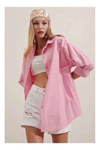 Generic Oversize Long Basic Shirt