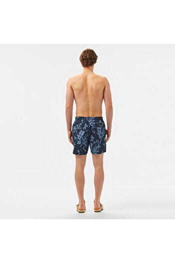 Tommy Hilfiger Medium Drawstring Print Erkek Mavi Mayo