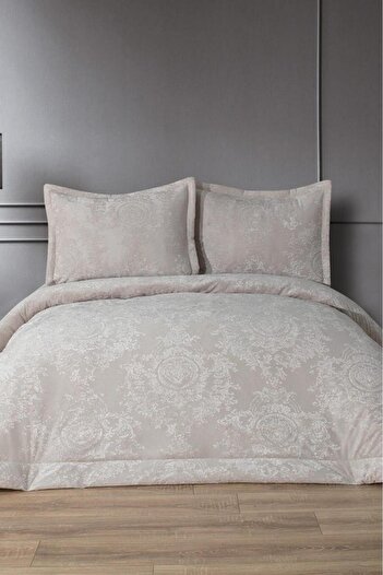 Çeyiz Diyarı Arbor Fiber Filled Double 250X255 cm Bedspread Cream