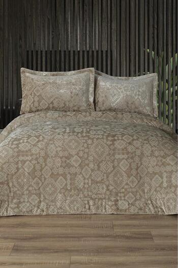Çeyiz Diyarı Emila Fiber Filled Double 250X255 cm Bedspread Beige