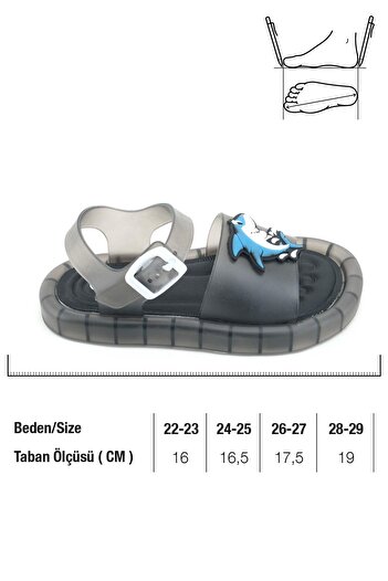GEZER Boys' Summer Airblow Ankle Buckle Adjustable Comfortable Light Sole Daily Sandals