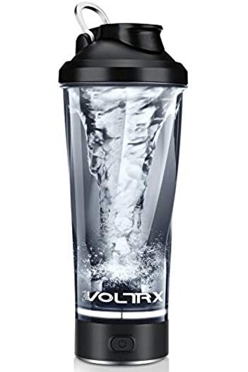 VOLTRX Premium Electric Protein Shaker Bottle, Made with Tritan - BPA Free - 24 oz Vortex Portable M