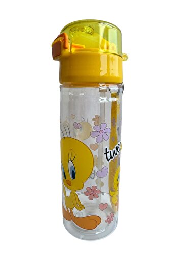 Polin Tweety 500ml Water Bottle with Straw and Locking Lid