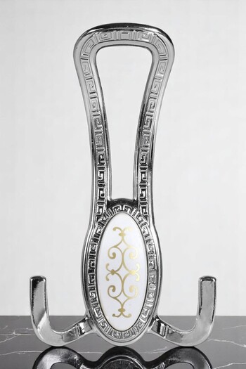 Sucuoğlu Seçil (Chrome) Metal Coat Rack Cloakroom Wall Wardrobe Clothes Furniture Door Hanger Rack Hanger
