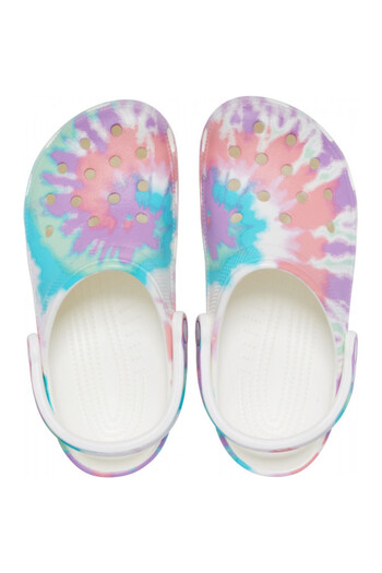 Crocs Clogs Classic Tie-Dye Graphic Clog - Fresco/Multi
