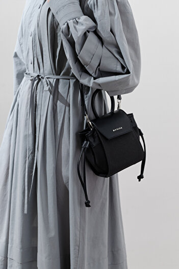 Manuka Mini Bag with Canvas Cover Black