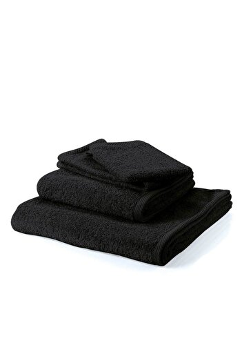 Kela LADESSA bath towel 100% cotton black 70x140 cm