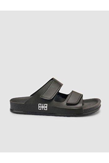 Cabani Velcro Black Women's Slippers