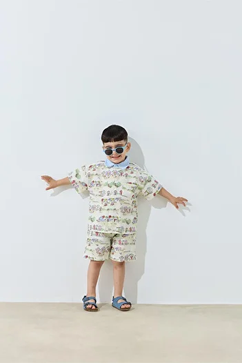 Tics Joon Suit - Printed