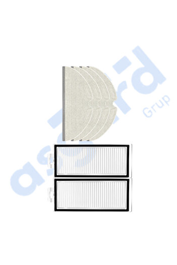 Asgard Grup Roborock Q7, Q7+, Q7 Max, Q7 Max+ Compatible 2 Filters 4 Mops