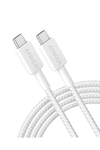 Anker Anker 322 USB-C Braided Cable, 3 Meters, White