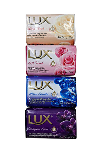 LUX 6 Pack Hand and Face Beauty Soap