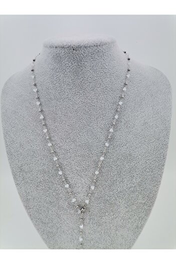 Hobimos Stoned Y Necklace - Non-Tarnish Y Necklace