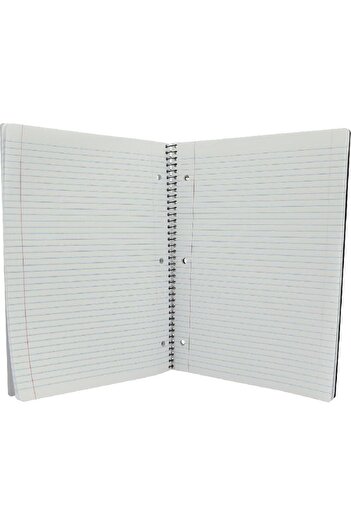 Roco Neon Royal Blue Single Ruled Notebook A4 - 100 Sheets (Arabic)