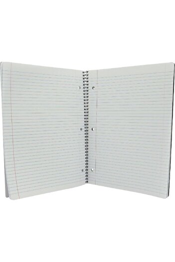 Roco Neon Black Single Ruled Notebook A4 - 100 Sheets (Arabic)
