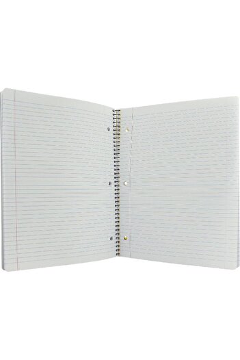 Roco Neon Purple Lined Notebook A4 - 100 Sheets (200 Pages)
