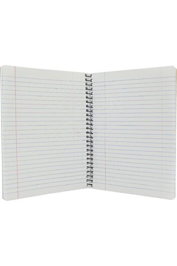 Roco Neon Royal Blue Single Ruled Notebook A5 - 100 Sheets (Arabic)