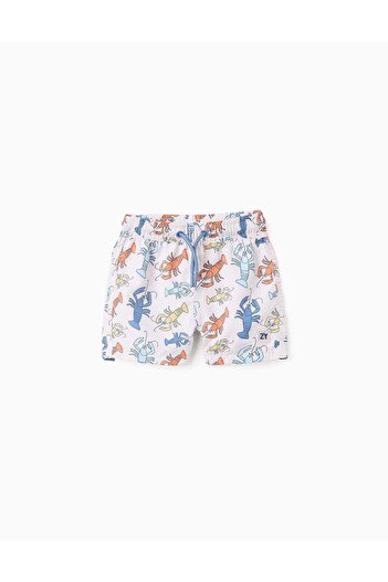 Ziddy Swim Shorts for Baby Boys 'Lobster', Beige