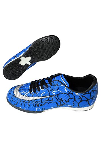 Zimbaa Μοντέρνα Lace-Up Blue Black Crampon Αθλητικά Παπούτσια Ανδρικά Crampon Blue