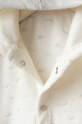 Bebitof Cute Moon and Star Pattern Hooded Baby Cardigan