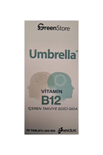Umbrella Vitamin B12 30 Tablets