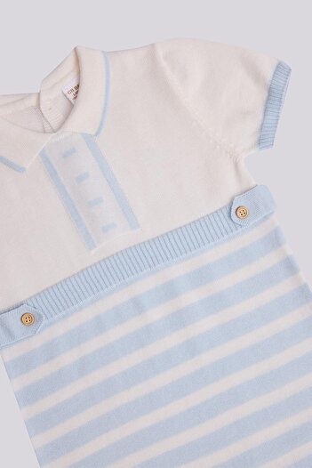 Layette BG Store Erkek Bebek Mavi Tulum